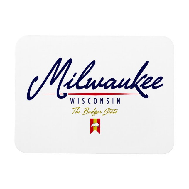 Milwaukee Script Magnet (Horisontell)