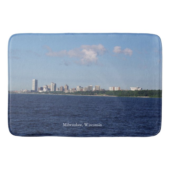 Milwaukee Skyline bathmat Badrumsmatta (Framsidan)