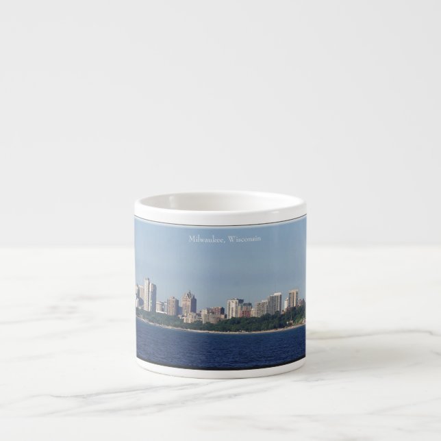 Milwaukee Skyline espresso mugg Espressomugg (Framsidan)