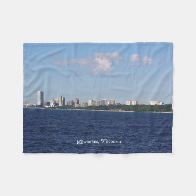 Milwaukee Skyline Fleecefilt (Framsidan (Horisontell))