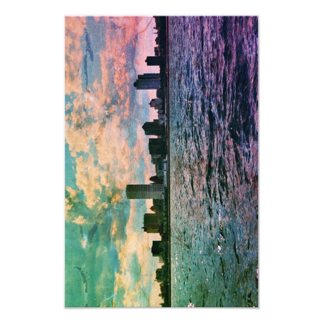 Milwaukee Skyline Fototryck (Framsidan)