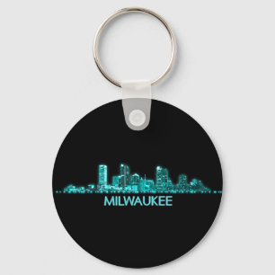 Milwaukee Skyline Nyckelring