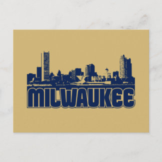Milwaukee Skyline Vykort