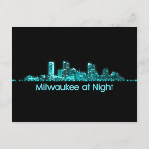Milwaukee Skyline Vykort