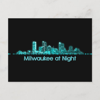 Milwaukee Skyline Vykort