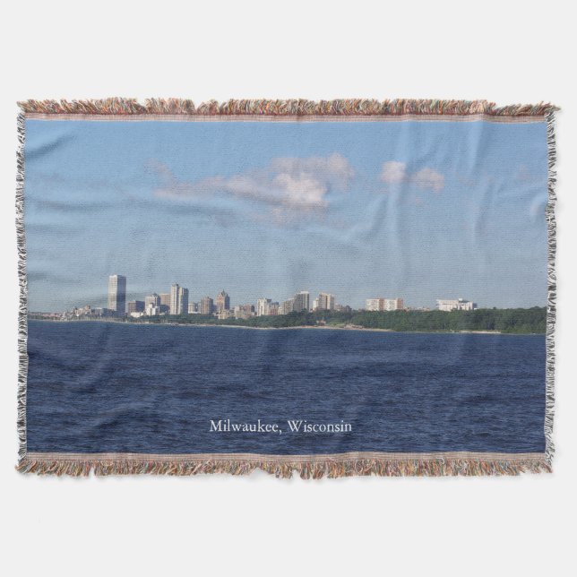 Milwaukee Skyline woven filt (Framsidan)