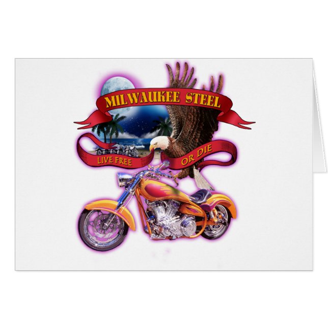 Milwaukee stålsätter hälsningskort (Framsidan Horizontal)