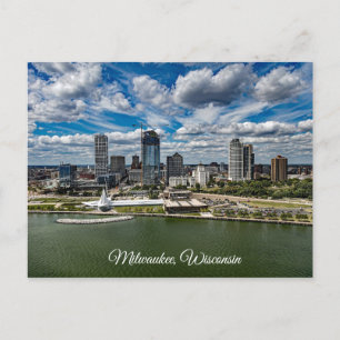 Milwaukee, vykort för Wisconsin