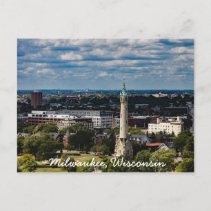 Milwaukee, vykort för Wisconsin
