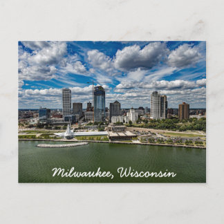 Milwaukee, vykort för Wisconsin