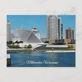 Milwaukee, vykort för Wisconsin