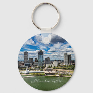 Milwaukee, Wisconsin cityscape-fotografi, Nyckelring