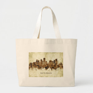 Milwaukee Wisconsin Cityscape Jumbo Tygkasse