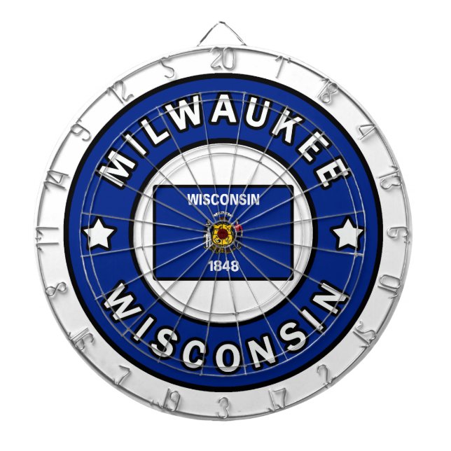 Milwaukee Wisconsin Darttavla (Framsidan)