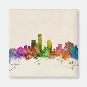 Milwaukee Wisconsin horisontCityscape Magnet