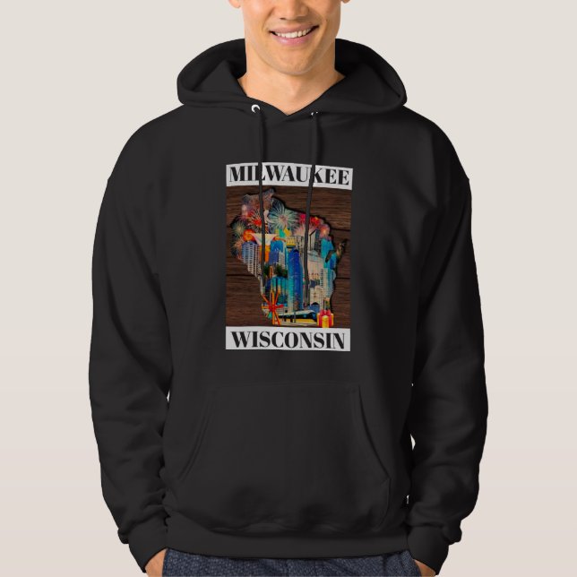 Milwaukee, Wisconsin kollage 2026 Hoodie (Framsida)