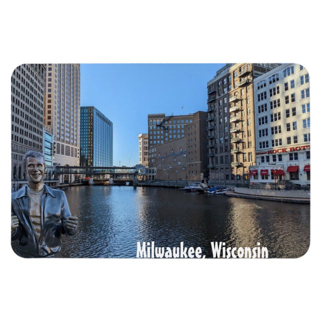Milwaukee Wisconsin magnet (Horisontell)