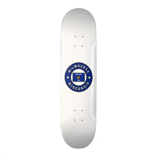Milwaukee Wisconsin Mini Skateboard Bräda 18,5 Cm