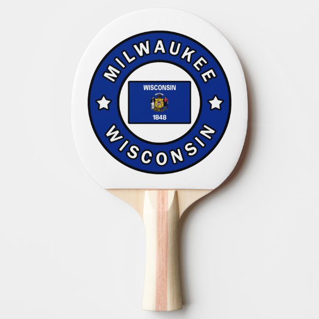 Milwaukee Wisconsin Pingisracket (Framsidan)