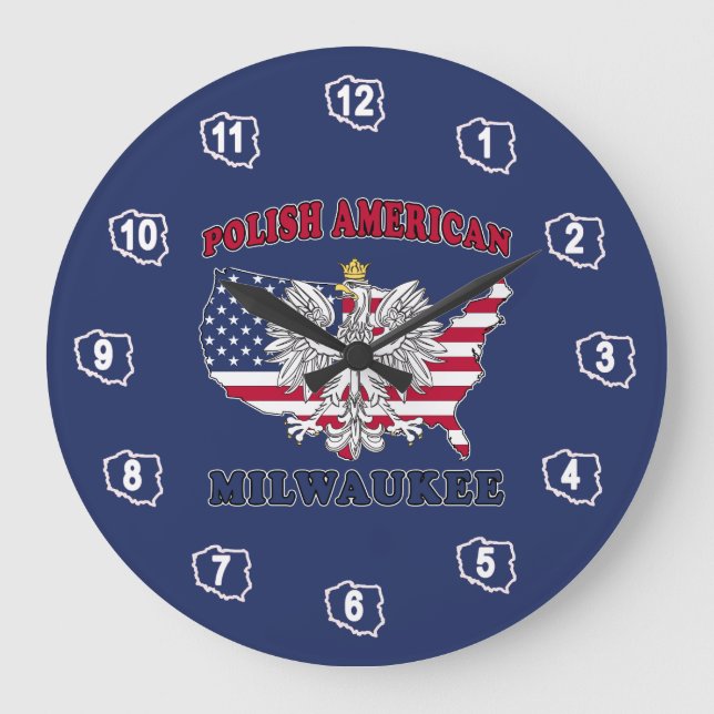 Milwaukee Wisconsin polska Stor Klocka (Framsida)