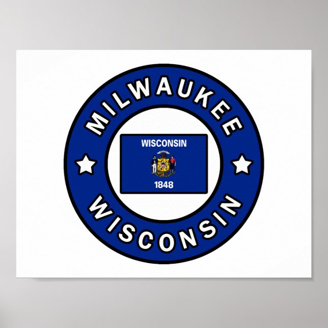 Milwaukee Wisconsin Poster (Framsidan)