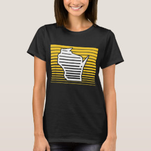 Milwaukee Wisconsin Retro Gradient Rand T Shirt