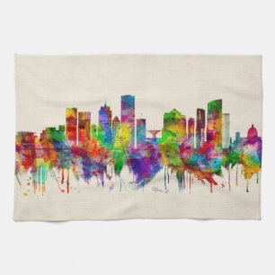 Milwaukee Wisconsin skyline Kökshandduk