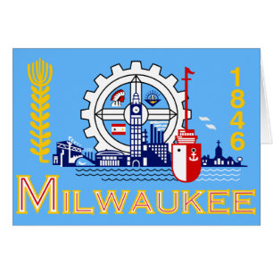 Milwaukee Wisconsin, United States sjunker Hälsningskort