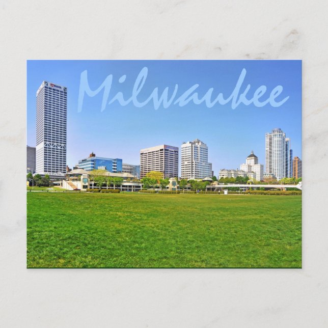 Milwaukee, Wisconsin, USA Vykort (Framsida)