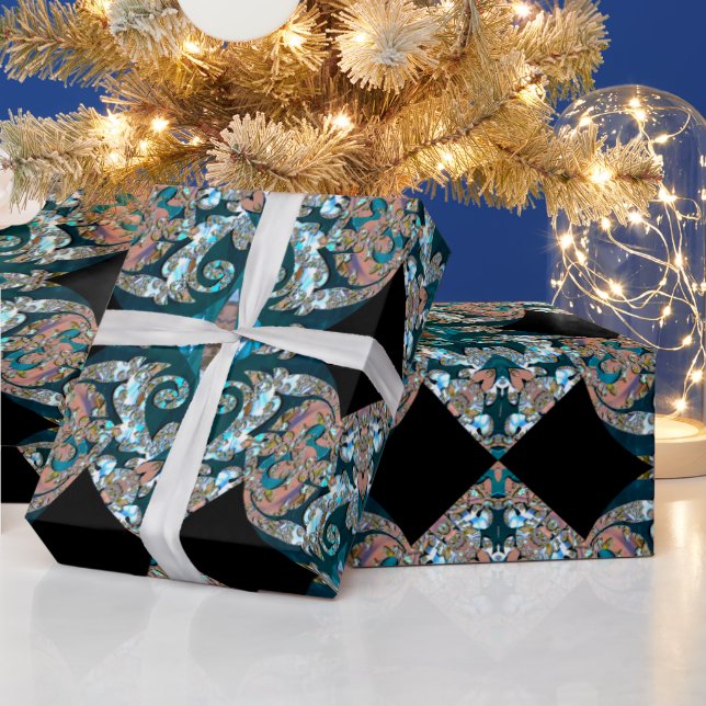 Milyroyce jul Baroque Mönster Presentpapper (Helgdagar)