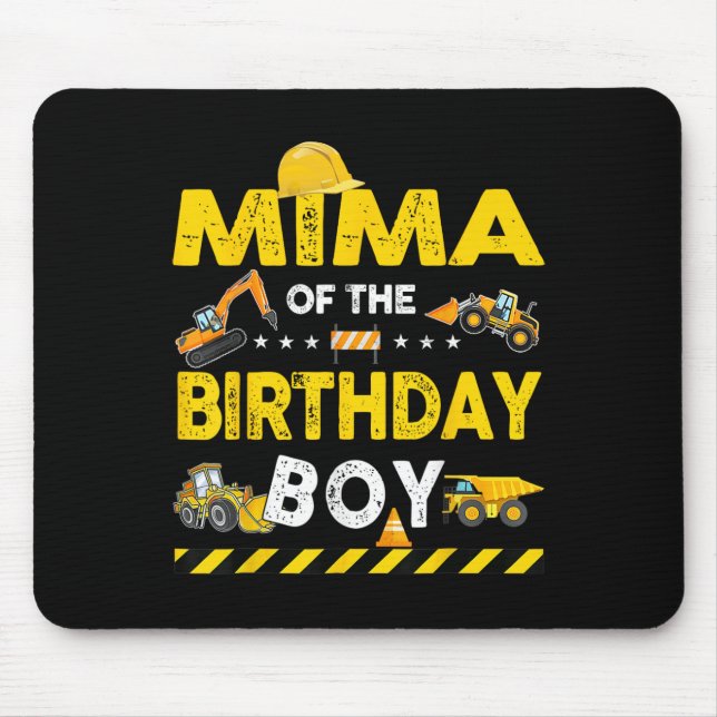 Mima of the Birthday Boy Construction Worker Birth Musmatta (Framsidan)