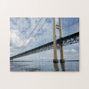 Mimäktig Mac, Mackinac Suspension Bridge, Michiga Pussel