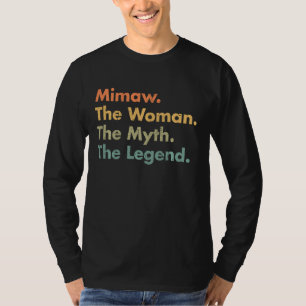 Mimaw, kvinnan på myten, mormor t shirt