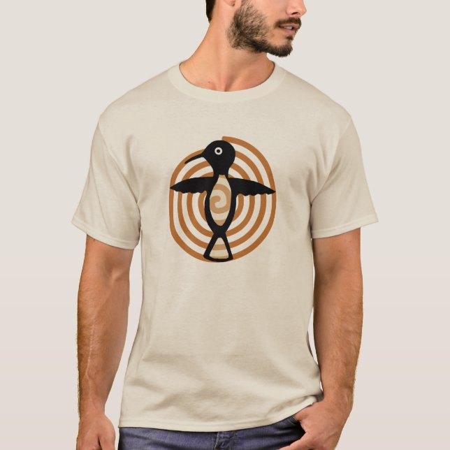 Mimbres Bird Shirt T-shirt (Framsida)
