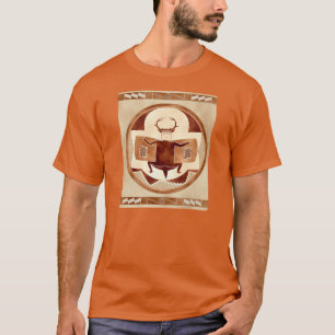 Mimbres Fladdermöss-Hjort-Bison-Man Tee