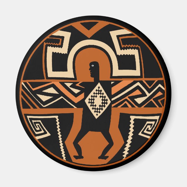 Mimbres-krigare Magnet (Framsidan)
