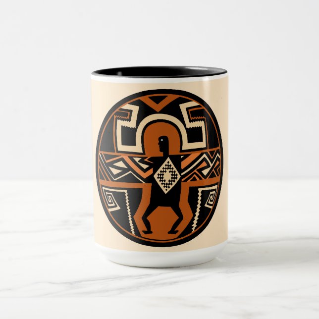 Mimbres-krigare Mugg (Center)