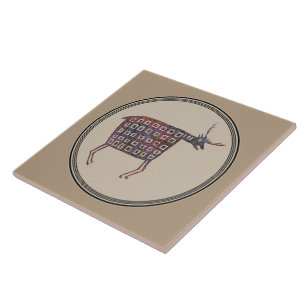 Mimbres krukmakeridesign kakelplatta