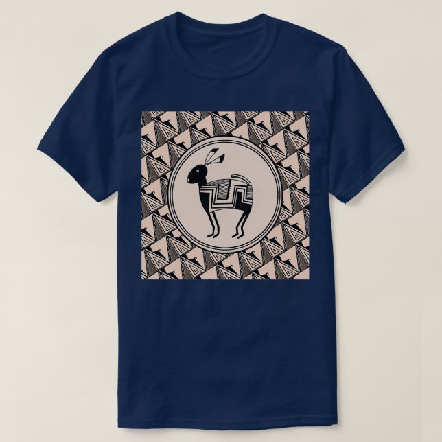Mimbres Mönster T Shirt (Design framsida)