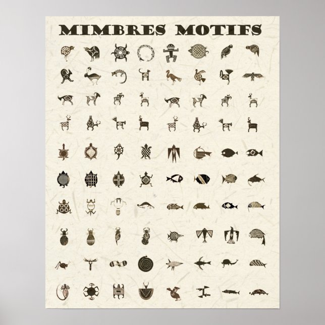 Mimbres Motifs Poster (Framsidan)