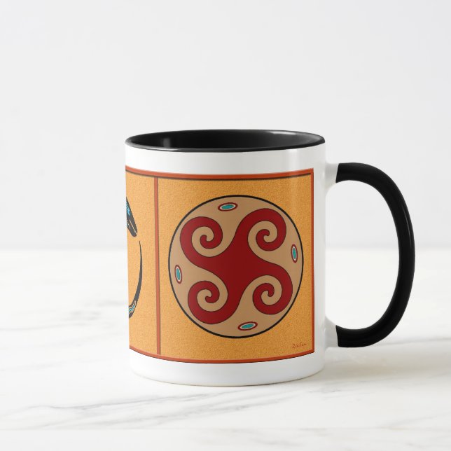 Mimbres-Ödla Mugg (Höger)