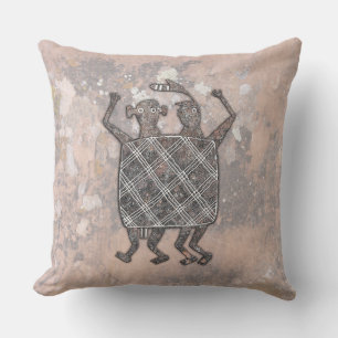 Mimbres Pottery Design "Bröllop Blanket" Kudde
