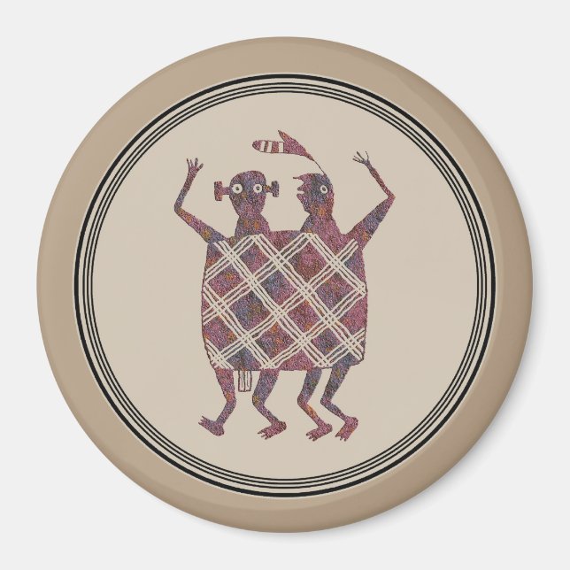 Mimbres Pottery Design Magnet (Framsidan)