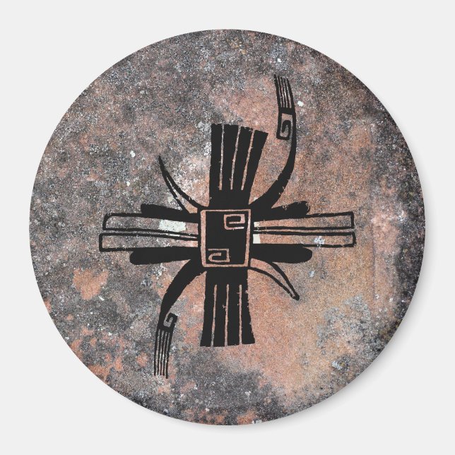 Mimbres Pottery Design Magnet (Framsidan)