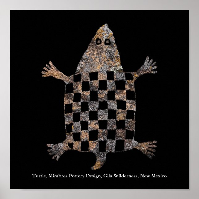 Mimbres Pottery Design Poster (Framsidan)