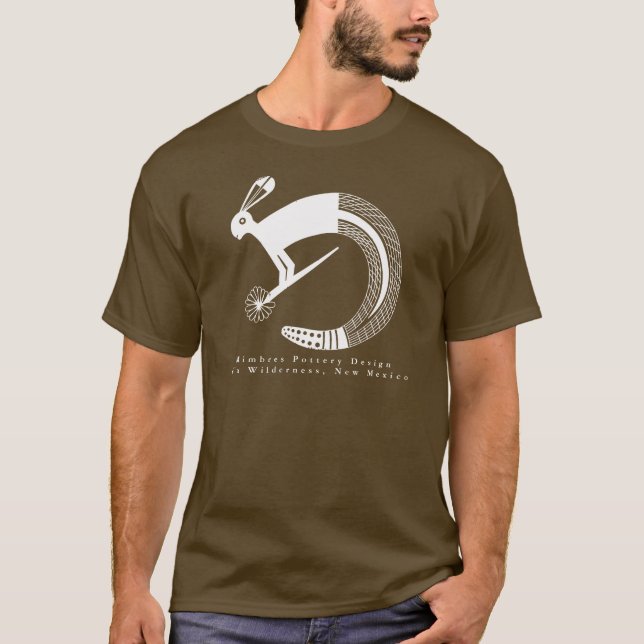 Mimbres Pottery Design T-Shirt (Framsida)