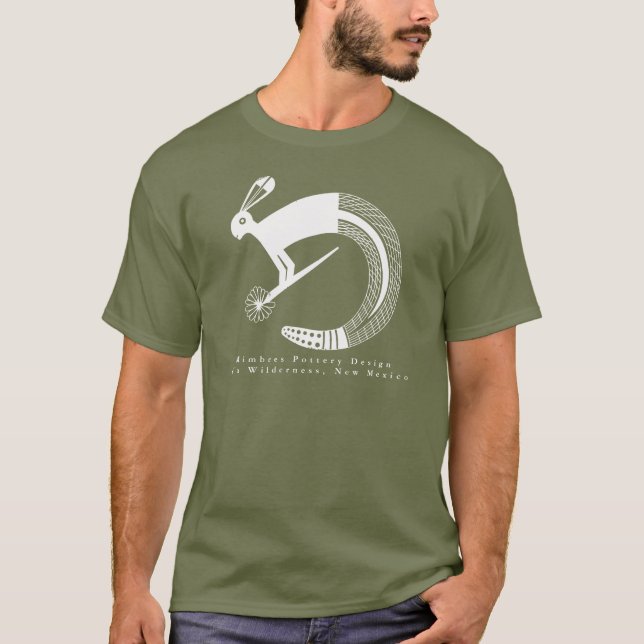Mimbres Pottery Design T-Shirt (Framsida)