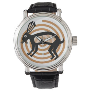 Mimbres Rabbit Art Watch Armbandsur