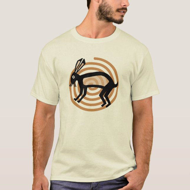 Mimbres Rabbit Shirt Tee Shirt (Framsida)
