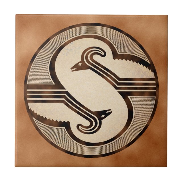 Mimbres rammar kakelplatta (Framsidan)